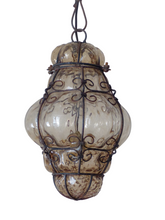 Load image into Gallery viewer, Goregous Venitian Lantern Ceiling Light 20TH Vintage Italian chandelier Murano 2
