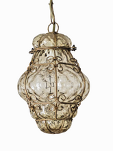 Load image into Gallery viewer, Goregous Venitian Lantern Ceiling Light 20TH Vintage Italian chandelier Murano 1
