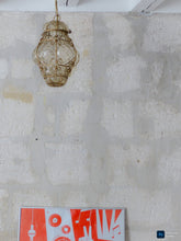 Load image into Gallery viewer, Goregous Venitian Lantern Ceiling Light 20TH Vintage Italian chandelier Murano 1
