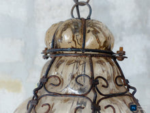 Load image into Gallery viewer, Goregous Venitian Lantern Ceiling Light 20TH Vintage Italian chandelier Murano 2
