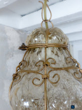 Load image into Gallery viewer, Goregous Venitian Lantern Ceiling Light 20TH Vintage Italian chandelier Murano 1
