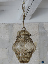 Load image into Gallery viewer, Goregous Venitian Lantern Ceiling Light 20TH Vintage Italian chandelier Murano 1
