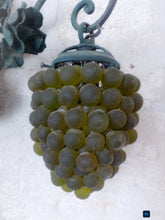 Load image into Gallery viewer, Antique 1920s Ventian Gorgeous Grape &amp; Flower Wall Light Sconce Roses Rare
