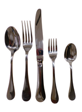 Load image into Gallery viewer, CHRISTOFLE BERRY Stainless Table set 12 Place settings CAPRICORNE New &amp; Mint
