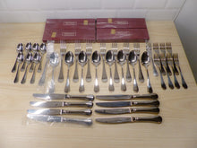 Load image into Gallery viewer, CHRISTOFLE BERRY Stainless Table set 12 Place settings CAPRICORNE New &amp; Mint
