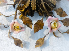 Load image into Gallery viewer, BANCI Mid Century Porcelain Flowers Glass Murano Wall Light Ceiling Chandelier
