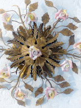 Load image into Gallery viewer, BANCI Mid Century Porcelain Flowers Glass Murano Wall Light Ceiling Chandelier
