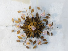 Load image into Gallery viewer, BANCI Mid Century Porcelain Flowers Glass Murano Wall Light Ceiling Chandelier
