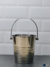 Load image into Gallery viewer, 1930 CHRISTOFLE Antique French Ice Bucket Silverplated ONUDULATIONS by Luc Lanel
