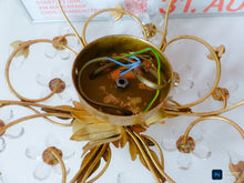 Load image into Gallery viewer, BANCI Mid Century Flower Glass Wall Light Ceiling Chandelier BAGUES Style Murano
