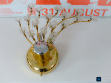Load image into Gallery viewer, 1970’s Glass Brass and Chrome Wall Light by Oscar Torlasco for Stilkronen Design
