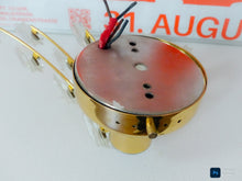 Load image into Gallery viewer, 1970’s Glass Brass and Chrome Wall Light by Oscar Torlasco for Stilkronen Design
