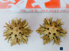 Load image into Gallery viewer, PAIR BANCI Mid Century Murano Ceiling Wall Light Gilded Tole Chandelier
