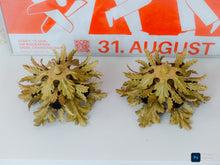 Load image into Gallery viewer, PAIR BANCI Mid Century Murano Ceiling Wall Light Gilded Tole Chandelier
