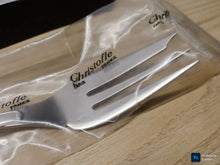 Load image into Gallery viewer, CHRISTOFLE TOURAINE Stainless Large Serving Fork 10" CAPRICORNE New - Sealed
