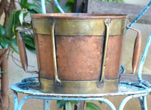 Load image into Gallery viewer, Fantastic Copy of 18th Century 11&quot; Large Vinatge French Copper Rustic Pot Signed
