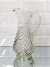 Load image into Gallery viewer, Gorgeous Water Jug Pitcher Blowned Glass Late 19TH Similar Model Bambou Baccarat
