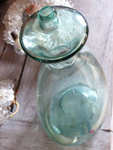 Load image into Gallery viewer, Large Antique French Glass Bottle Shepherd Era XVIII Century France 30cm Rare
