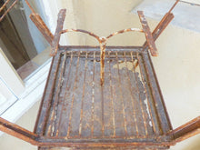 Load image into Gallery viewer, Large Antique French Napoleon III Iron Bird Cage Stand Decor Birdcage 19TH RARE
