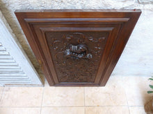 Load image into Gallery viewer, LARGE 33&quot; Antique French Carved Solid Wood Doors Panels Gothic Chimera Salvage
