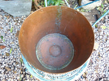 Load image into Gallery viewer, Fantastic Copy of 18th Century 11&quot; Large Vinatge French Copper Rustic Pot Signed
