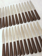 Load image into Gallery viewer, Vintage French Set knives Table Dessert ART DECO 1930 Bakelite Handles 24 pieces
