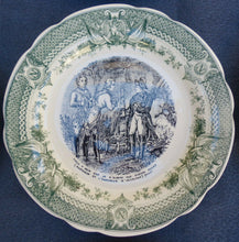 Load image into Gallery viewer, Vintage French 12pc Cabinet Plate Set Napoleon Military Theme Sarreguemines 7.5&quot;
