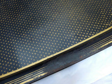 Load image into Gallery viewer, HUGE 29&quot; Antique 19th C French Empire Painted Tole Metal Toleware Rectangul Tray
