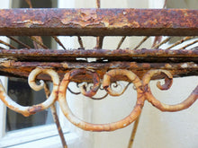 Load image into Gallery viewer, Large Antique French Napoleon III Iron Bird Cage Stand Decor Birdcage 19TH RARE
