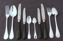 Load image into Gallery viewer, CHRISTOFLE PERLES Table set 12 Place settings 60 pieces Silverplated - MINT
