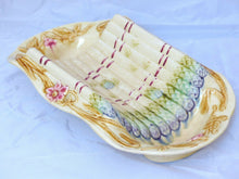 Load image into Gallery viewer, Antique French Majolica Asparagus Server Serving Platter c.1800&#39;s
