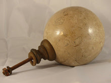 Load image into Gallery viewer, 7&quot; Diameter 15lb HUGE c1800&#39;s Marble Stair Finial/ Boule de rampe en Marbre 18cm
