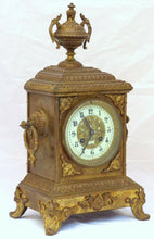 Load image into Gallery viewer, 16&quot; Gorgeous Antique French Bronze Lion Clock 19TH Paris movement Renaissance
