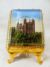 Load image into Gallery viewer, Antique Grand Tour Style Pocket Watch Casket Box Souvenir: Fourviere LYON FRANCE
