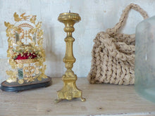 Load image into Gallery viewer, 19&quot; Large 19th century French Church Candlestick - Gilded Brass
