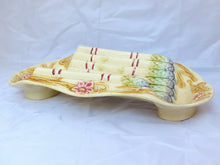 Load image into Gallery viewer, Antique French Majolica Asparagus Server Serving Platter c.1800&#39;s
