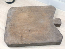 Load image into Gallery viewer, 14&quot; Thick antique &amp; rustic French Cutting Board - Rectangular - Late 19TH
