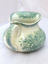 Load image into Gallery viewer, Antique French Floral Ceramic Toilet set Pitcher &amp; Basin bowl SARREGUEMINES 1900
