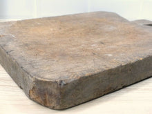 Load image into Gallery viewer, 14&quot; Thick antique &amp; rustic French Cutting Board - Rectangular - Late 19TH
