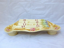 Load image into Gallery viewer, Antique French Majolica Asparagus Server Serving Platter c.1800&#39;s
