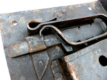 Load image into Gallery viewer, 17TH CENTURY LARGE PRIMITIVE HAND MADE WROUGHT IRON CASTLE DOOR LOCK ANTIQUE
