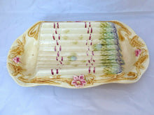 Load image into Gallery viewer, Antique French Majolica Asparagus Server Serving Platter c.1800&#39;s
