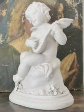 Load image into Gallery viewer, 16&quot; Large Antique Original French Porcelain Biscuit Putti signed KINSBURGER 19th
