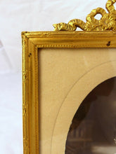 Load image into Gallery viewer, Antique French Bronze Photo Miniature Portrait Frame Ribbon Style Louis XVI 19TH
