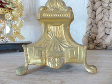 Load image into Gallery viewer, 19&quot; Large 19th century French Church Candlestick - Gilded Brass
