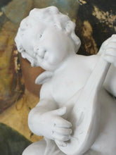 Load image into Gallery viewer, 16&quot; Large Antique Original French Porcelain Biscuit Putti signed KINSBURGER 19th
