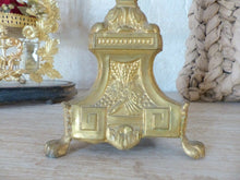 Load image into Gallery viewer, 19&quot; Large 19th century French Church Candlestick - Gilded Brass
