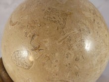 Load image into Gallery viewer, 7&quot; Diameter 15lb HUGE c1800&#39;s Marble Stair Finial/ Boule de rampe en Marbre 18cm
