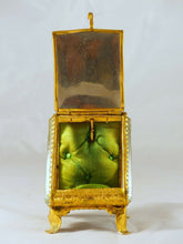 Load image into Gallery viewer, Antique Grand Tour Style Pocket Watch Casket Box Souvenir: Fourviere LYON FRANCE
