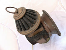 Load image into Gallery viewer, 19TH Antique XL Large Train locomotive Copper oil front Lamp Lantern headlight
